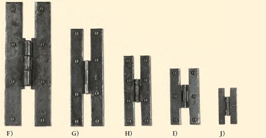 Details about   4 PRIMITIVE HAND FORGED IRON HINGE HINGES DOOR CABINET IRON 5 3/4" DOORS CABIN 